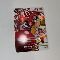 Bandai One Piece Card Game ROUND 1 Promo Pack English 1 Card Monkey D. Luffy - Image 3