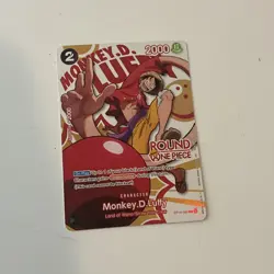 Bandai One Piece Card Game ROUND 1 Promo Pack English 1 Card Monkey D. Luffy - Image 4