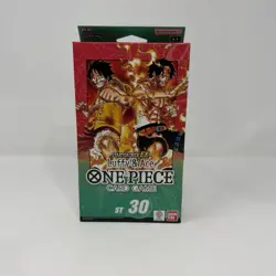 One Piece TCG Starter Deck ST-30 Luffy and Ace English Sealed Box EX NEW IN HAND - Image 1