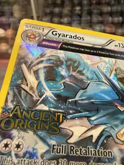 Pokemon XY60 Black Star Promo - Gyarados - Ancient Origins Stamped Promo - LP - Image 4