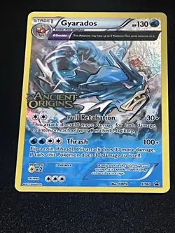 Pokemon XY60 Black Star Promo - Gyarados - Ancient Origins Stamped Promo - LP - Image 1