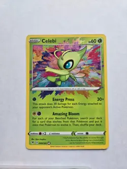 Celebi Amazing Rare 009/185 NM Pokemon TCG Vivid Voltage Holo - Image 1