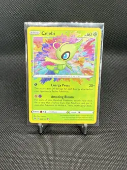 Celebi 009/185 Vivid Voltage Amazing Rare Holo Pokemon Card NM - Image 2