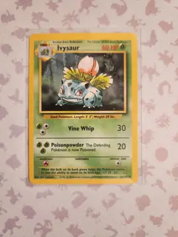 Ivysaur 30/102 Base Set Pokemon TCG - Image 1