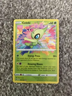 Pokemon TCG Celebi Vivid Voltage 009/185 Holo Amazing Rare NM - Image 1