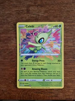 Pokemon TCG Celebi Vivid Voltage 009/185 Holo Amazing Rare NM - Image 1