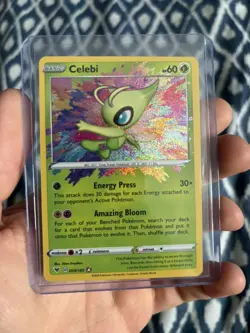 Pokemon TCG Celebi Vivid Voltage 009/185 Holo Amazing Rare NM - Image 1