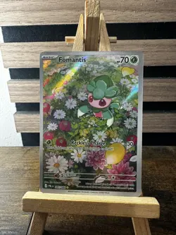 Pokemon TCG Formantis 085/084 Pitch Black Illustration Rare NM - Image 1