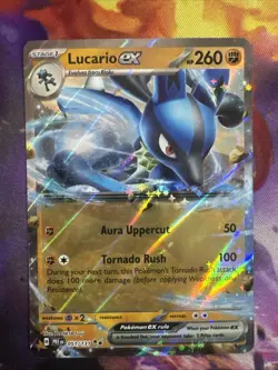 Lucario ex - 051/131 - Double Rare - Prismatic Evolutions - Pokemon Card - NM/M - Image 1
