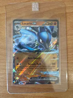 Pokemon Card Lucario EX 051/131 Prismatic Evolutions Double Rare NM - Image 1