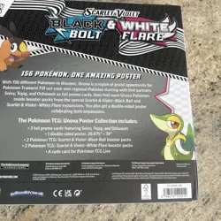 Pokemon TCG Black Bolt & White Flare Unova Poster Collection Sealed - Image 5