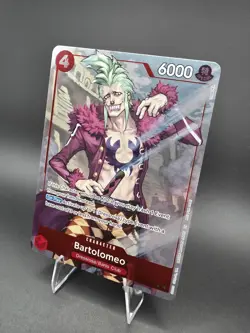 Bandai Bartolomeo OP15-014 Special Promo Character Card 6000 Power One Piece - Image 3
