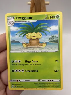 Exeggutor 002/172 Brilliant Stars Common Pokemon Card Near Mint - Image 3