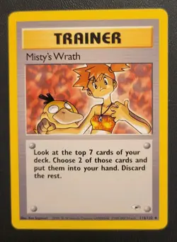Misty's Wrath 114/132 - Gym Heroes - Pokemon Card - Image 1
