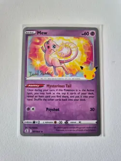 Pokemon TCG - World Championships 2023 Deck Promo Card - Mew - 011/025 - Image 1