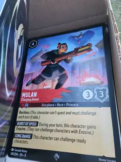 Lorcana Tcg - Oversized Jumbo Card Promo Kit Set - Yzma Baymax Elsa Mulan Donald - Image 4