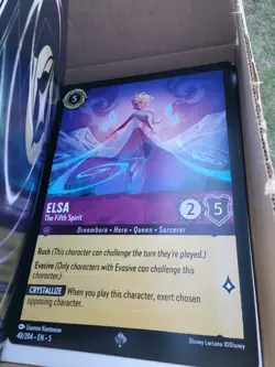 Lorcana Tcg - Oversized Jumbo Card Promo Kit Set - Yzma Baymax Elsa Mulan Donald - Image 5