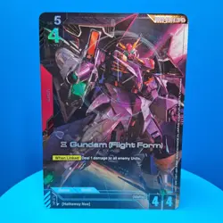 Xi Gundam (Flight Form) (R+) - Steel Requiem Gundam Card Game - Image 1