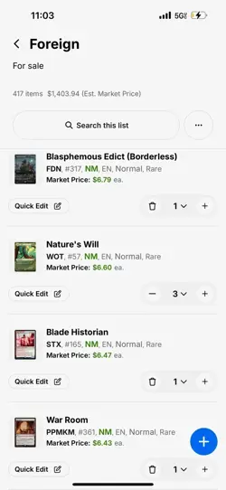High-Value Magic The Gathering Collection 417 Cards $1400+ Value Mint NM FORIEGN - Image 3