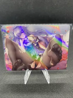Peach Blossom Dew Goddess Story Keqing Genshin Impact 010 Spicy Feet Waifu Card - Image 1