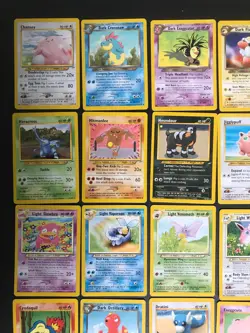 Complete Uncommon & Common cards Pokemon NEO DESTINY Set WOTC Vintage - Image 2