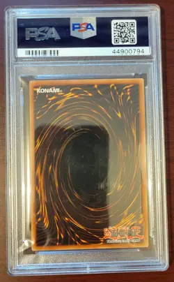 PSA 9 MINT Yu-Gi-Oh! Legend of Blue Eyes Mammoth Graveyard #LOB-009 1st Edition - Image 2