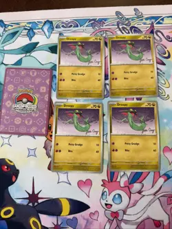 4x Dreepy POKEMON WORLD CHAMPIONSHIP 2025 Stamp Card More In Store - Image 1