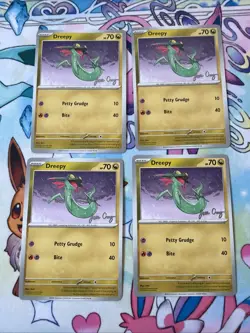 4x Dreepy POKEMON WORLD CHAMPIONSHIP 2025 Stamp Card More In Store - Image 2