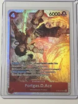 Portgas.D.Ace ST30-007 Starter Deck 30 EX Luffy & Ace 4 Card Play Set Foil - Image 4
