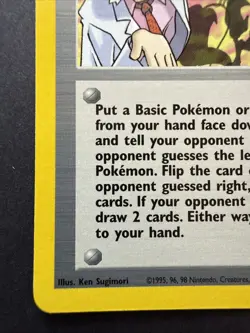 Pokemon TCG Blaine’s Quiz #1 97/132 Gym Heroes Rare WOTC Vintage Trainer Card - Image 5