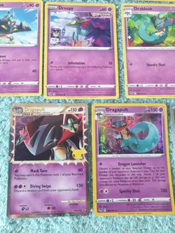 DREEPY, DRAKLOAK, & DRAGAPULT BUNDLE OF POKEMON CARDS - Image 4