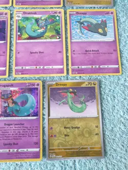 DREEPY, DRAKLOAK, & DRAGAPULT BUNDLE OF POKEMON CARDS - Image 5