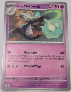 Alolan Marowak 057/159 Journey Together Pokemon Card - Image 1