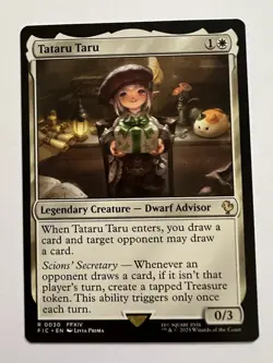 MTG Tataru Taru 0030 Final Fantasy Commander FIC Rare NM - Image 1