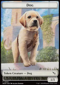 Dog Token 1 Token Murders at Karlov Manor LP - Image 1
