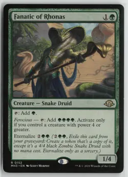Fanatic of Rhonas Near Mint 152 Modern Horizons 3 MTG - Image 1