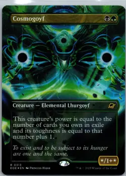 Cosmogoyf (Borderless) Foil R Edge of Eternities 313 NM - Image 1