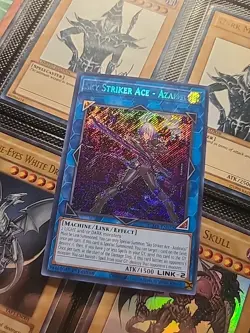 YUGIOH 1ST ED BLMR-EN052 SKY STRIKER ACE - AZALEA SECRET RARE NEAR MINT (NM) - Image 1