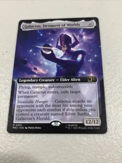 MTG Marvel Super Heroes Galactus Devourer of Worlds Extended Art - Image 1