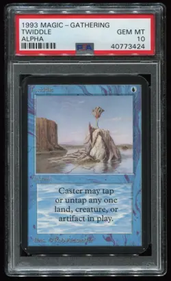 MTG Magic The Gathering Alpha - Twiddle - PSA 10 Gem Mint (Pop 15) - Image 1