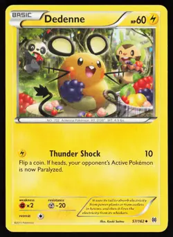 Dedenne 57 162 UC BREAKthrough Pokemon Lightly Played - Image 1