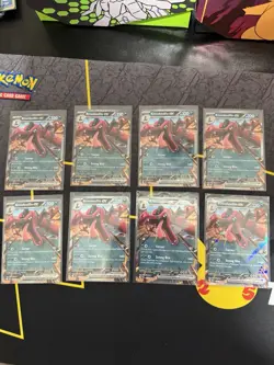 Pokemon TCG Krookodile EX Chaos Rising #055/086 8x - Image 1