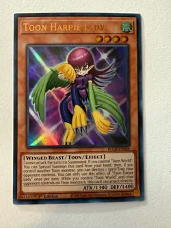 Yugioh! Toon Harpie Lady - BLCR-EN066 - Ultra Rare - 1st Edition NM - Image 1