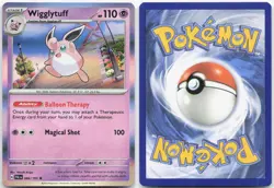 WIGGLYTUFF 084/193 Paldea Evolved Pokemon Holo Rare Near Mint - Image 3