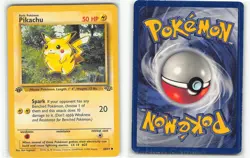 Pikachu 60/64 Common Jungle Pokemon 1st Edition Sugimori - Image 3