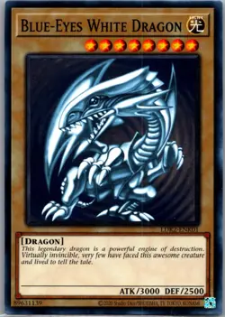 Blue-Eyes White Dragon (Version 2), Legendary Decks II, LDK2-ENK01, Common, LP - Image 1