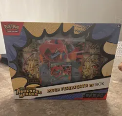 Pokemon TCG Mega Feraligatr ex Box Mega Evolution Ascended Heroes - Image 1
