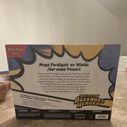 Pokemon TCG Mega Feraligatr ex Box Mega Evolution Ascended Heroes - Image 2