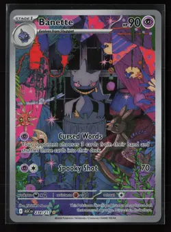 Banette 234/217 Illustration Rare Ascended Heroes Pokemon Holo - Image 1