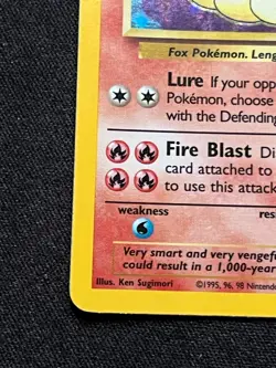 Pokemon TCG Ninetales Base Set 12/102 Holo Rare WotC English 1999 - Image 5